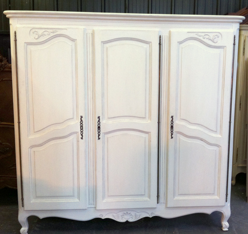 vintage french provencal style armoire